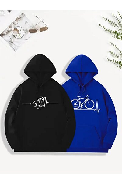 Tarzsokak الملونة مقنعين البلوز زوجين عاشق المجموعات زوجين الملابس