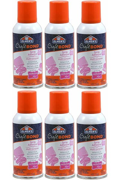 Elmers 4OZ SPRAY ADHESIVE 6PK/2