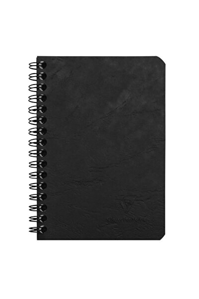 Clairefontaine Age Bag Wirebound 9x14 Çizgili Defter Siyah 785961C