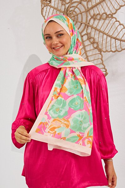 İpekhan Nature Easy Tullipa Soft Shawl Moss Green 3033-09