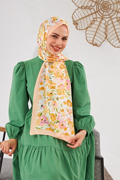 İpekhan Nature Pinkly Soft Shawl Pale Yellow 3031-07