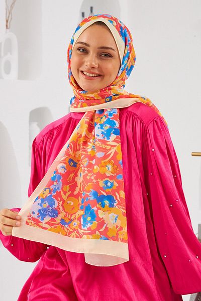 İpekhan Nature Pinkly Soft Shawl Beige 3031-13