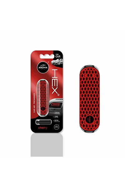 Aromacar مشبك سداسي لفتحة التهوية من أروما - كرز - علبة عرض مكونة من 11 قطعة