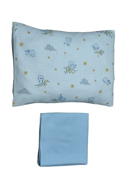 Alpıno Newborn Muslin Cover and Blanket Set - 100cm X 120cm + 35cm X 45cm Pillowcases