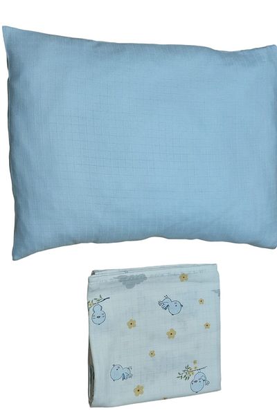 Alpıno Newborn Muslin Cover and Blanket Set - 100cm X 120cm + 35cm X 45cm Pillowcases