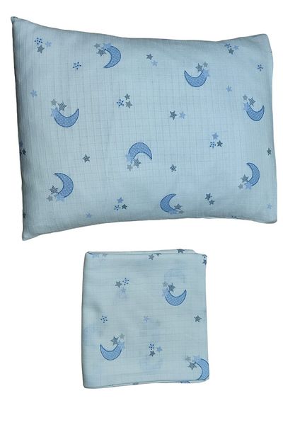 Alpıno Newborn Muslin Cover and Blanket Set - 100cm X 120cm + 35cm X 45cm Pillowcases