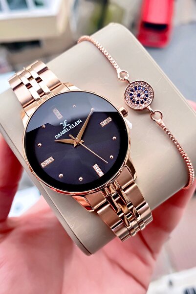 Daniel Klein kadın kol saati çelik 3 atm su geçirmez bileklik hediyelidir