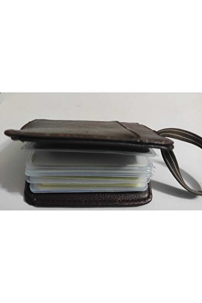 firdevsi hobi Vertical Elastic Transparent Card Holder Wallet