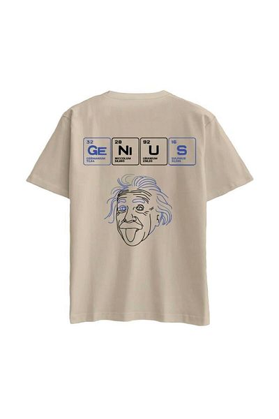 Pisa Art Μπλουζάκι Genius Printed Oversize