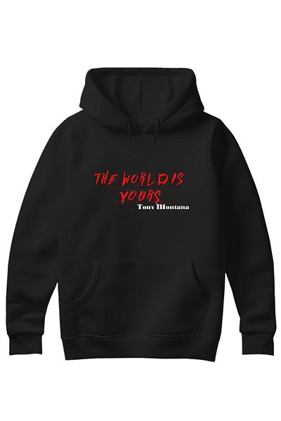 MAGORS УНИСЕКС ПАМУЧЕН СУИТШЪР SCARFACE TONY MONTANA WORLD IS YOURS OVERSIZE