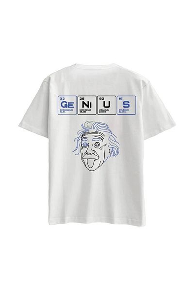 Pisa Art - Genius Printed Oversize T-shirt