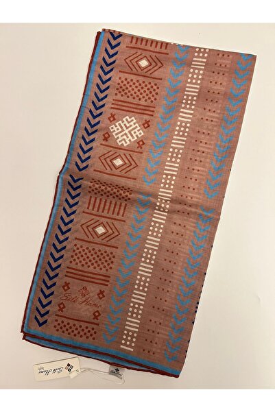 Silk Home Metrik Desen Soft Pamuk Eşarp