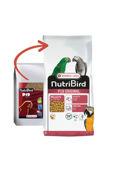 Versele Laga Nutrıbırd P19 Orıgınal Papağan Pelet Yem 10kg