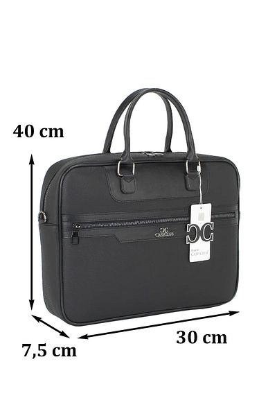 Case Club 2208 Geantă de mână cu umăr Compartiment pentru laptop de 15,6 inchi cu curea de umăr
