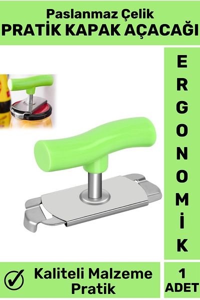 Wintoup Premium High Quality Stainless Steel Ergonomic Handle Kitchen Jar Practical Bottle Cap Opener