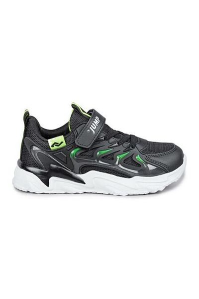 Jump 30054 Black - Neon Green Unisex Kids Sneaker Casual Sneakers