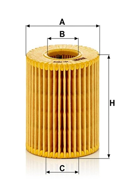 Mann-Filter YAĞ FİLTRESİ TOYOTA Corolla 1.4 D-4D - kw 66 - 90 hp (1ND-TV - 13...