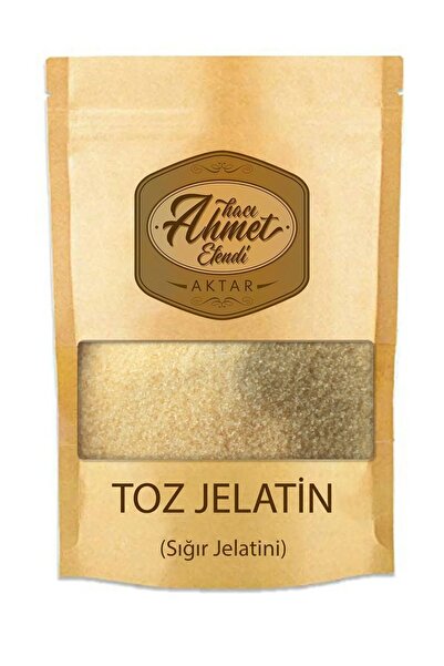 Hacı Ahmet Efendi Toz Jelatin 1 Kg %100 Saf Yerli Sığır Jelatini 240 Bloom