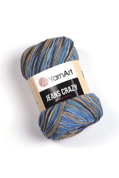 Yarnart Τζιν Crazy Marbled Χειροποίητο Πλεκτό Νήμα Marbled-7202