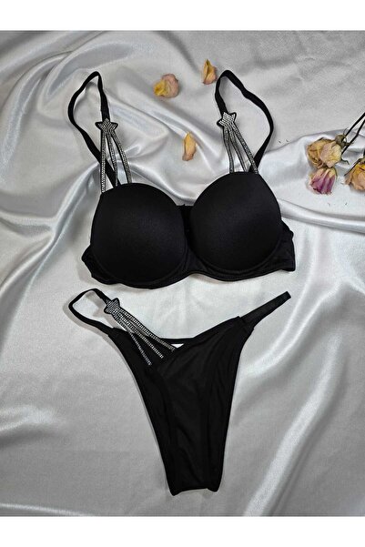 Wild Wake Σετ σουτιέν με λεπτομέρεια Star Stone