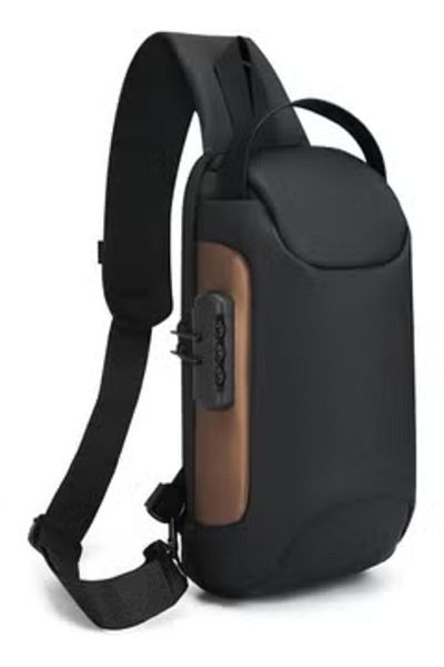 Primo Plus Anti-theft backpack with USB charger black