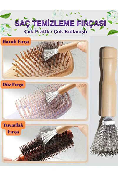 MODA 1 قطعة فرشاة تنظيف الشعر مشط محمول