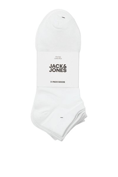 Jack & Jones Jaclouis Dongo - Комплект от 3 бели чорапи 12260079