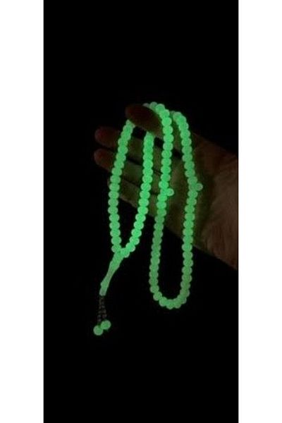 TESBİH ADAM 99 Prayer Prayer Grains Phosphorescent Glow in the Dark Rosary