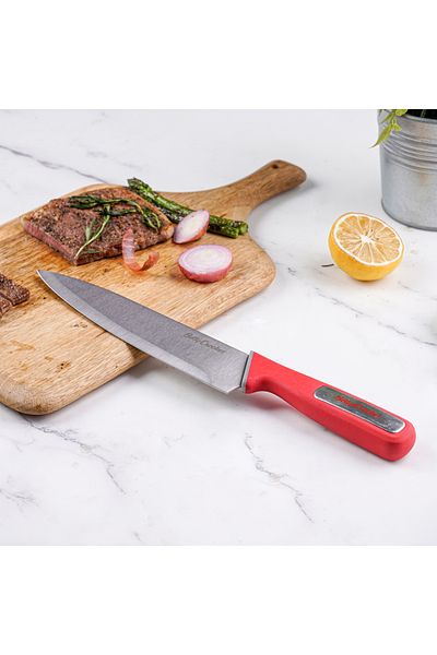BETTY CROCKER Chef Knife 20.5Cm Red