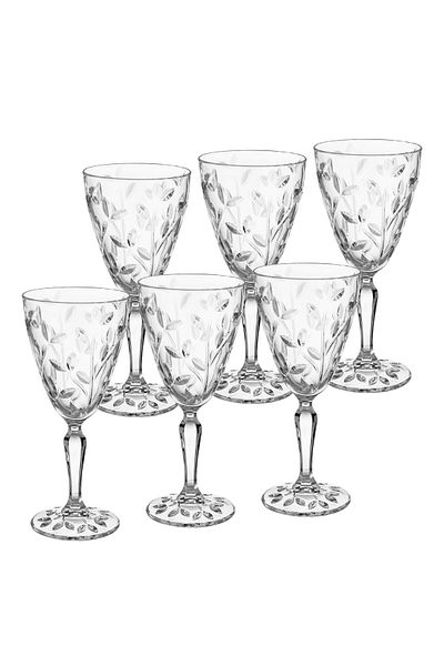 RCR Italian Crystal Juice Glasses Set of 6 Capacity 290 ml