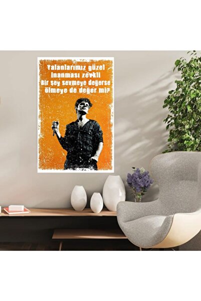 DURUSOY Ρετρό ξύλινη αφίσα από MDF - Αστεία ατάκες, γραφικά τοίχου, τοπία, ισ...