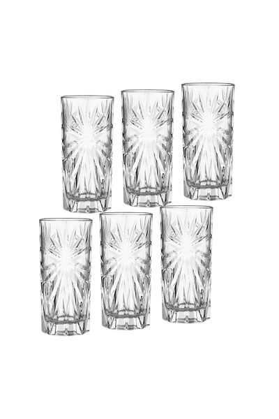 RCR Italian Crystal Water Glasses Set of 6 Capacity 360 ml