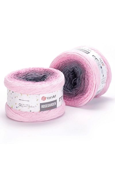 Yarnart Rosegarden - Μαρμάρινο νήμα πλεξίματος στο χέρι Ebruli-313