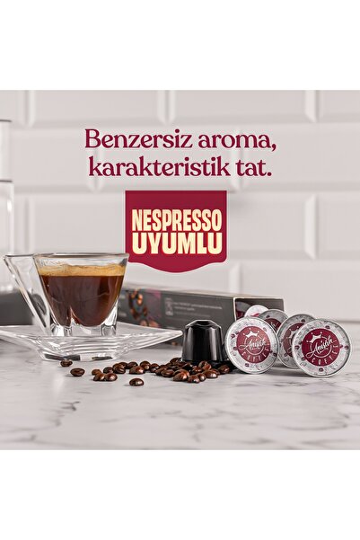 Anisah Coffee Bolivar Kapsül Kahve | 10'lu | Nespresso Uyumlu | Alüminyum Kapsül