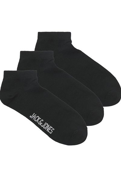 Jack & Jones Чорапи Jaclouïs Dongo черни - 3 броя 12260079