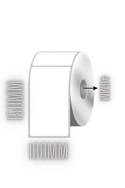 KARTALLAR ETİKET 1st Quality 100x150mm Thermal Barcode Label - 250 Rolls