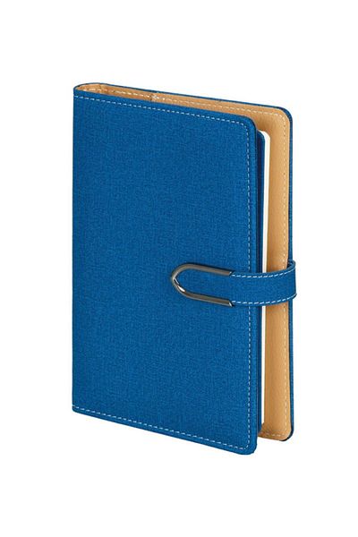 Copyder Caiet cu copertă 14,5 x 23 cm 70g. Foaie de cremă de fildeș 224, piele termică cu cataramă metalică