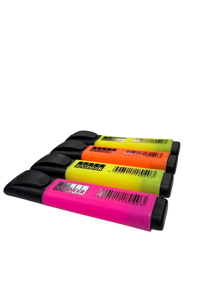 Südor 4 Highlighter (2 Yellow 1 Pink 1 Orange)
