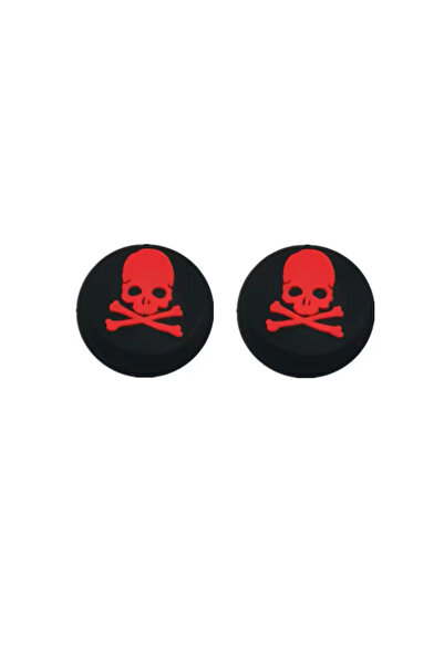 Ps4 Ps3 Ps5|Analog Protector XBOX ONE S|X360| Compatible Skull Gamepad Red - 2pcs