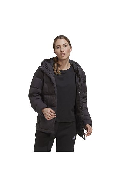 adidas Women's Helionic Filled Black Coat Hn5641