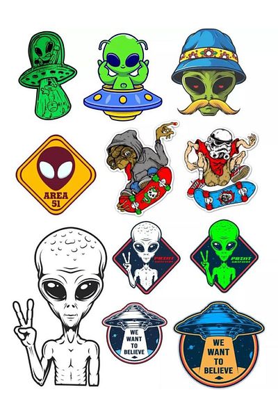 Sticksy Space Stickerphone Laptop Notebook Tablet Laptop Flask Sticker Label St1020
