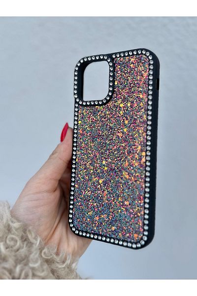 OSG حافظة فائقة الجودة ممتصة للصدمات مع حافة حجرية متوافقة مع هاتف iPhone 11 وهيكل داخلي حجري ملون