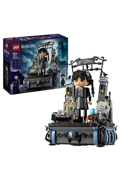 LEGO Wednesday: Wednesday Addams Figure 76780 – Collectible Toy Building for Children 10 Years Old and up