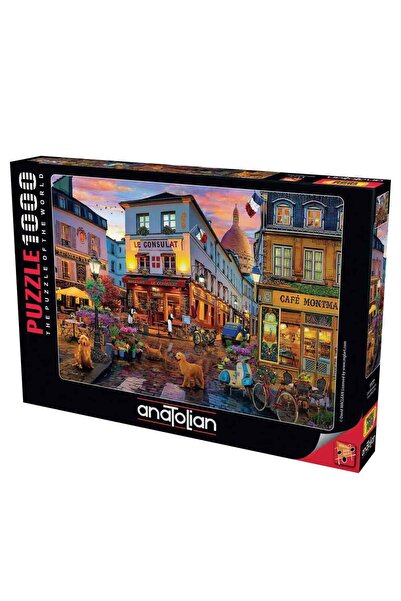 Anatolian 1000 Parça Puzzle: Cafe Montmartre