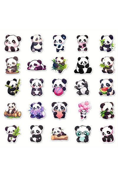 Sticksy Panda Stickerphone Laptop Notebook Tablet Notebook Flask Sticker Sticker St1016