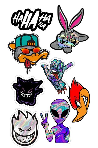Sticksy Popular Stickerphone Laptop Notebook Tablet Laptop Flask Sticker Sticker St1055