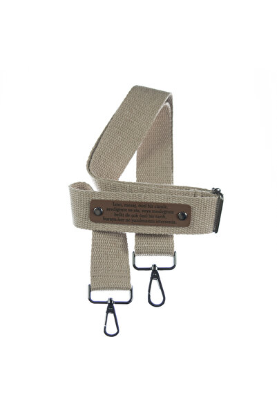 Miaju Milk Coffee Color, Made with Your Name, 160 cm Long, Bag Shoulder Strap