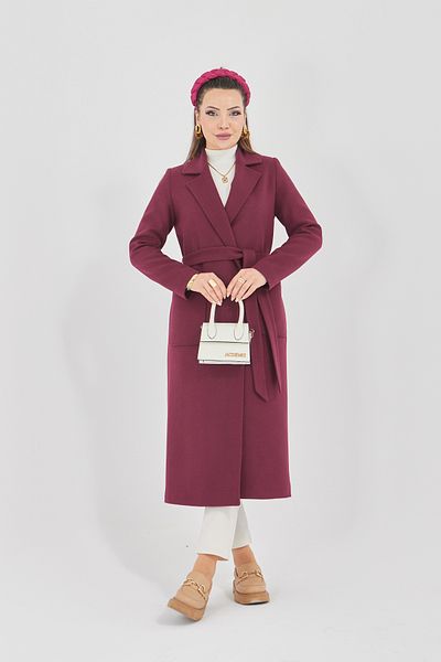baydemir tekstil Stamp Coat with Bag Pocket