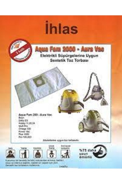 Ürkmez Ticaret Ihlas Vac Vacuum Cleaner Bag 10 Pieces Compatible