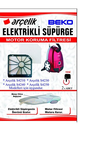 Ürkmez Ticaret Arçelik S 4210 4230 4240 4250 فلتر حماية محرك المكنسة الكهربائ...